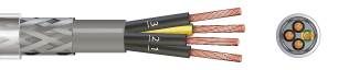 P4SY 4 Core SY Control Flex Cable